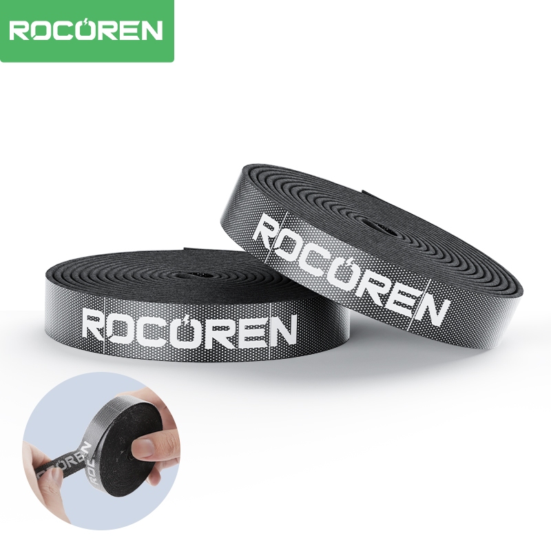 Rocoren เทปพันสายไฟ 5 เมตร สําหรับจัดเก็บสายหูฟัง iPhone Xiaomi Poco
