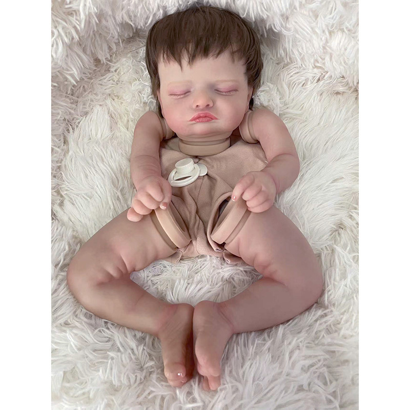 18นิ้วrebornตุ๊กตาชุดrosalieมือรากผมมือสี3dผิวหลายรายละเอียดหลอดเลือดดําrealisitcตุ๊กตาเด็กbebe Rebo