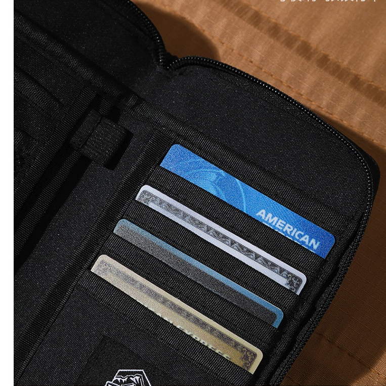 ขายดี กระเป๋าเอกสาร ใส่หนังสือเดินทาง RFID กันน้ํา กันขโมย ความจุขนาดใหญ่