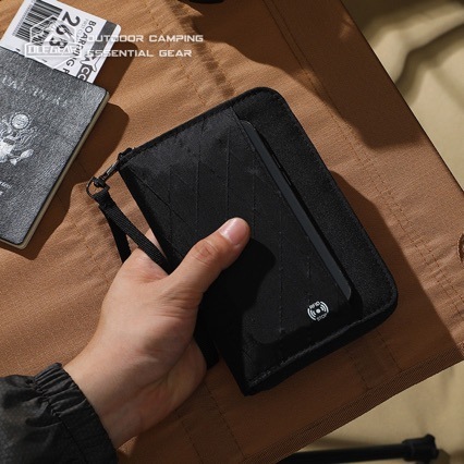 ขายดี กระเป๋าเอกสาร ใส่หนังสือเดินทาง RFID กันน้ํา กันขโมย ความจุขนาดใหญ่