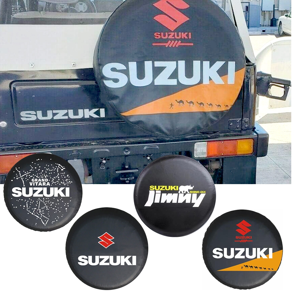 เคสยางล้อหลัง PVC แบบหนา สําหรับ Suzuki SUV Jymny RAV4 15-17 นิ้ว