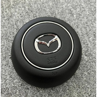 ปลอกหุ้มพวงมาลัยรถยนต์ พร้อมโลโก้ สําหรับ Mazda 3 Axela CX-30 CX-50