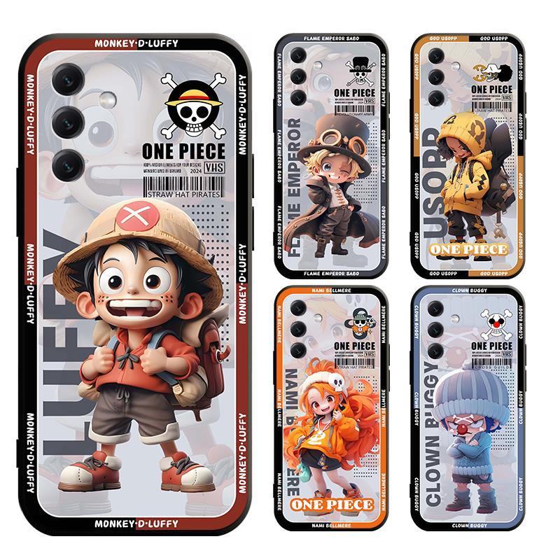 เคส Samsung A06 A55 A35 A15 A25 A05 A05S M15 M14 J6 4G 5G Plus Prime โทรศัพท์มือถือแบบนิ่ม ลาย one p