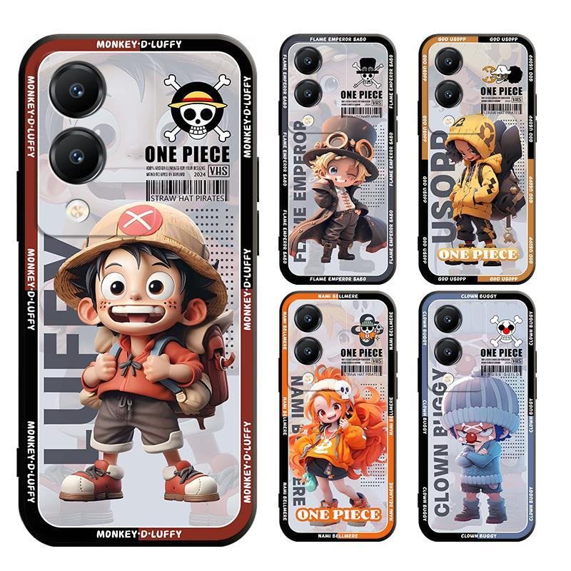 เคส vivo Y17s Y02t Y02 Y02A Y16 Y02S Y20 Y20S Y20T Y12A Y12S Y01 Y15A Y15S Y20I Y21S Y3S T1x Y33T Y21T Y33s Y21 Y12 Y17 Y15 Y11 Y12i Y19 โทรศัพท์มือถือแบบนิ่ม ลายวันพีซ sabo nami usopp สําหรับ