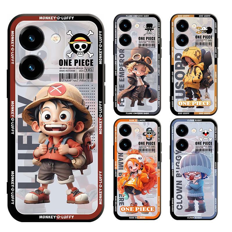 เคส VIVO Y03 Y03T Y27 Y27s Y78 Y36 Y35 Y22 Y22s Y31 Y51 Y53S Y76 Y77 Y52 Y72 4G 5G Pro v2247 V2249 V2271A นิ่ม ลายวันพีช sabo nami usopp สําหรับ