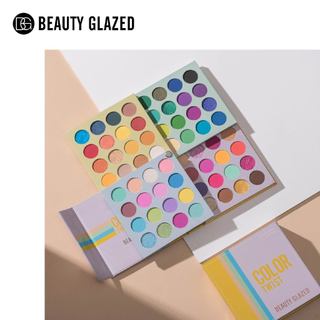 BEAUTY GLAZED Color Twist 64 Colors Eyeshadow Palette Waterproof  Make up Shimmer Glitter Eyeshadow Palette Eye makeup Cosmetics