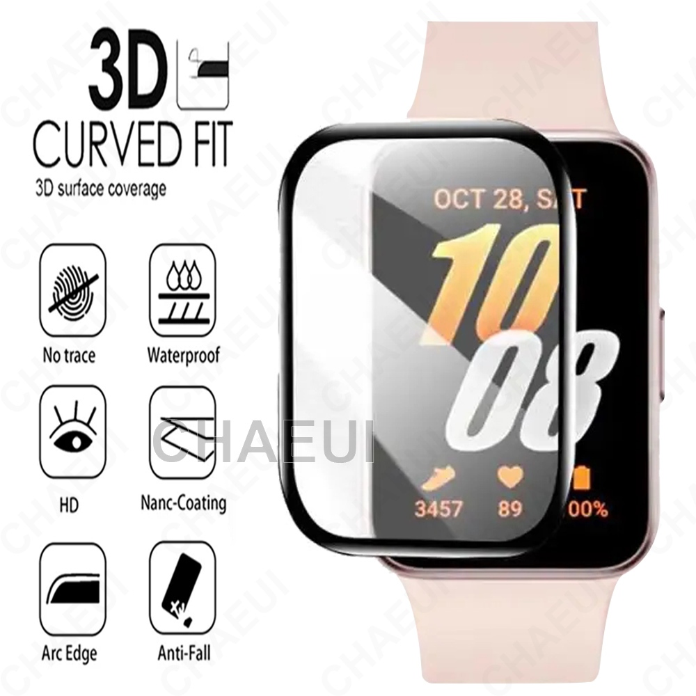 ฟิล์มกันรอยหน้าจอ แบบเต็ม สําหรับ Galaxy Fit 3