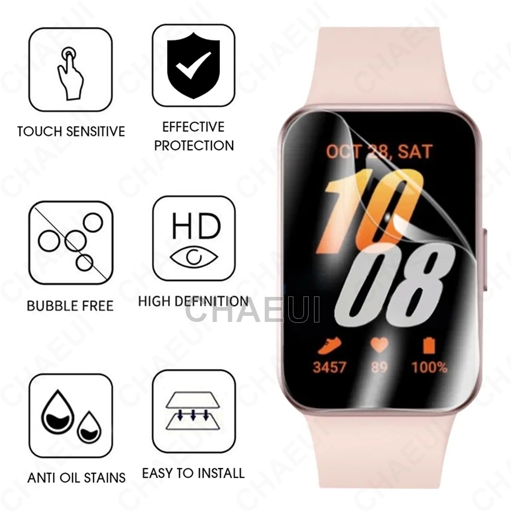 ฟิล์มกันรอยหน้าจอ แบบเต็มจอ สําหรับ Galaxy Fit 3
