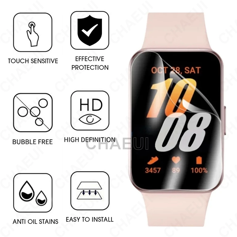 ฟิล์มกันรอยหน้าจอ แบบเต็มจอ สําหรับ Galaxy Fit 3