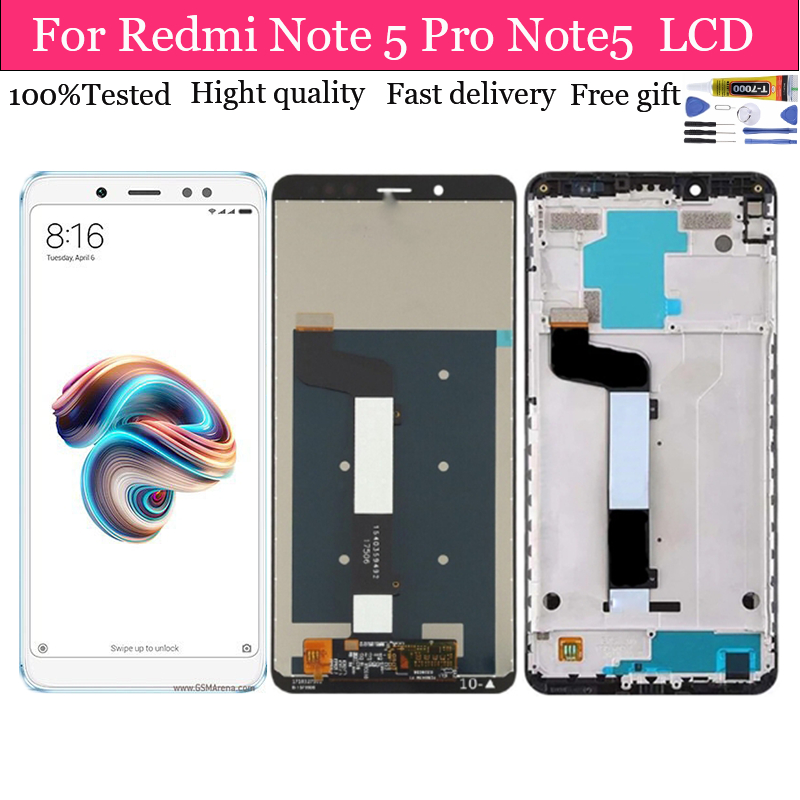 อะไหล่หน้าจอสัมผัส LCD แบบเปลี่ยน สําหรับ Xiaomi Redmi Note 5 Pro Note5 MEI7S MEI7