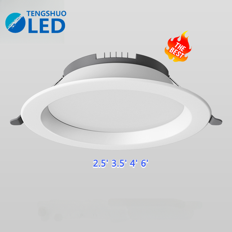 TengShuo LED ไฟดาวน์ไลท์ โคมไฟเพดาน 5W 9W 12W 18W