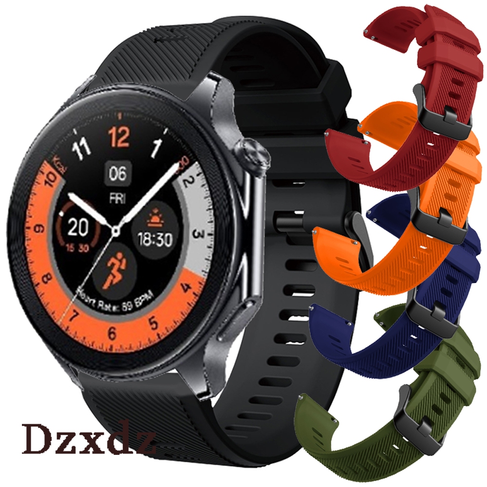 สาย OPPO Watch X สายนาฬิกาข้อมือซิลิโคน สําหรับ OPPO Watch X Smart Watch สายรัดข้อมือซิลิโคน Watch Strap