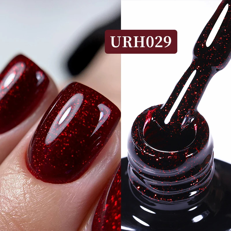Ur SUGAR ยาทาเล็บเจล เจลยูวี สีม่วง 7 มล.