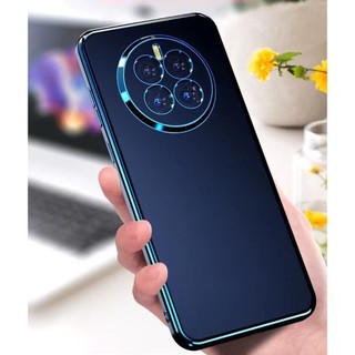 Realme 12 Pro Plus + 5G 4G 12X Realme12Pro 12ProPlus Realme12Pro + เคสนิ่มหรูหราชุบซิลิโคนใสกันกระแทกกันชนฝาหลังปลอก