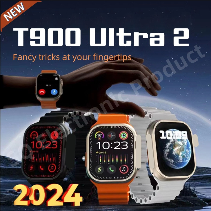 T900 Ultra2 สมาร์ทวอทช์ รับสายได้ บลูทูธ กันน้ํา IP65 49 มม.