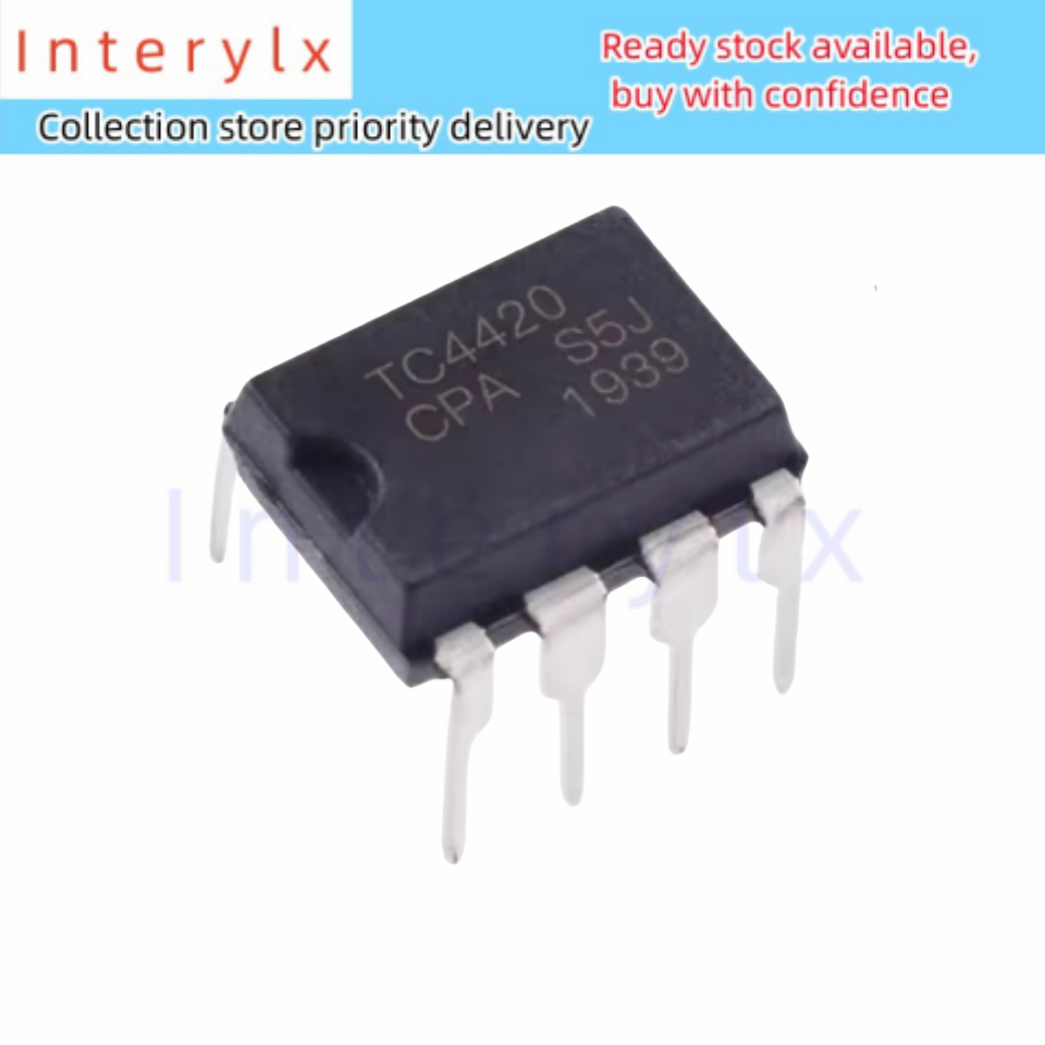 10PCS TC4420CPA DIP-8 MIC4420 TC4420 TC4420EPA TC4429CPA TC4428C4422CPA TC4422 TC4422 TC4427CPA TC44