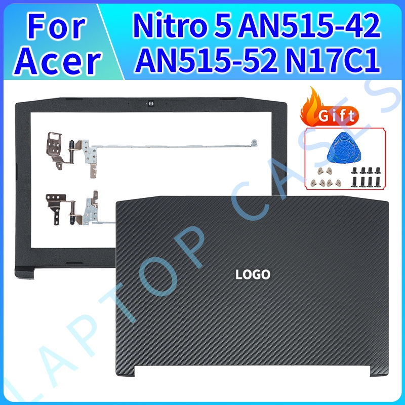 ใหม่ เคสแล็ปท็อป LCD ด้านหลัง บานพับ สําหรับ Acer Nitro 5 AN515-42 AN515-52 N17C1 AN515-41 AN515-51 AN515-53
