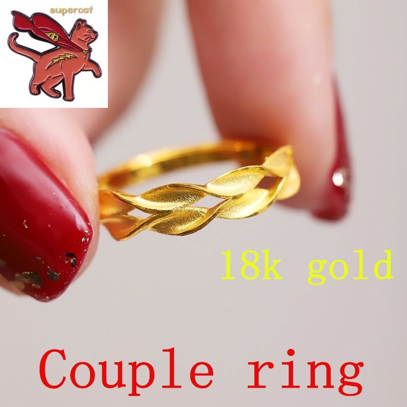 เครื่องประดับผู้หญิง 96.5% ทนทาน ส่งเร็ว แหวน 0.6 กรัม ราคาถูก แหวนสวย. แหวนทองคําแท้ 24k แหวนคู่รัก ของขวัญแต่งงาน สําหรับแฟนสาว
