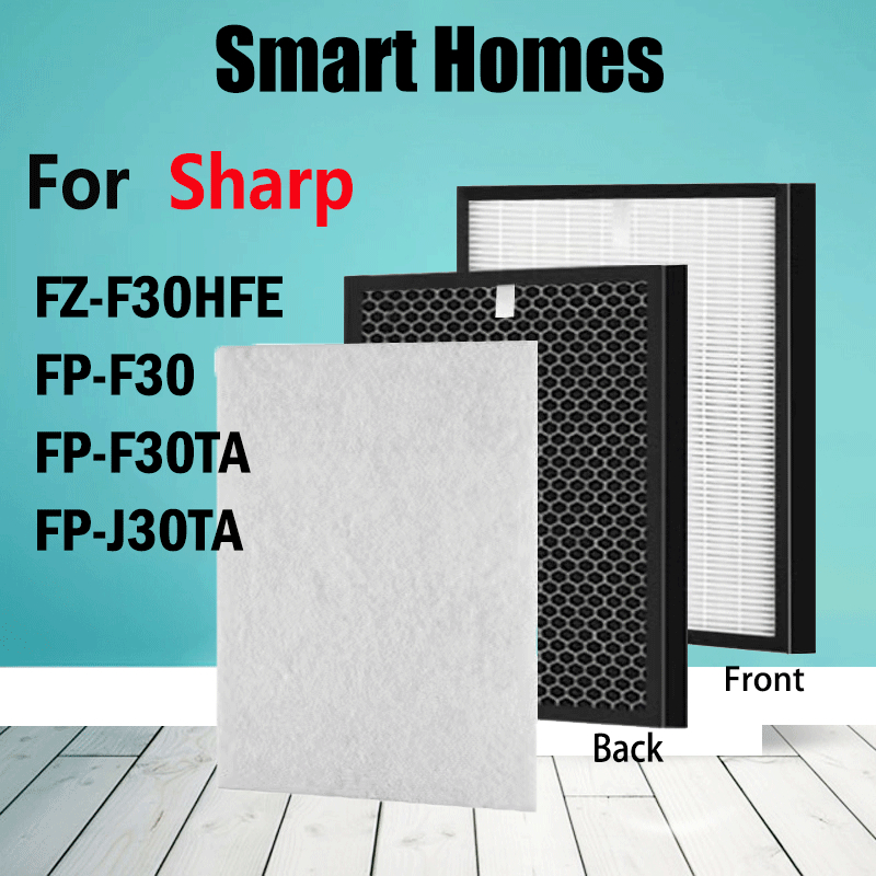 เครื่องฟอกอากาศ แบบเปลี่ยน สําหรับ Sharp FZ-F30HFE FP-F30 FP-F30TA FP-J30TA FZ-F30DFE FP-J30E-A/B/P 