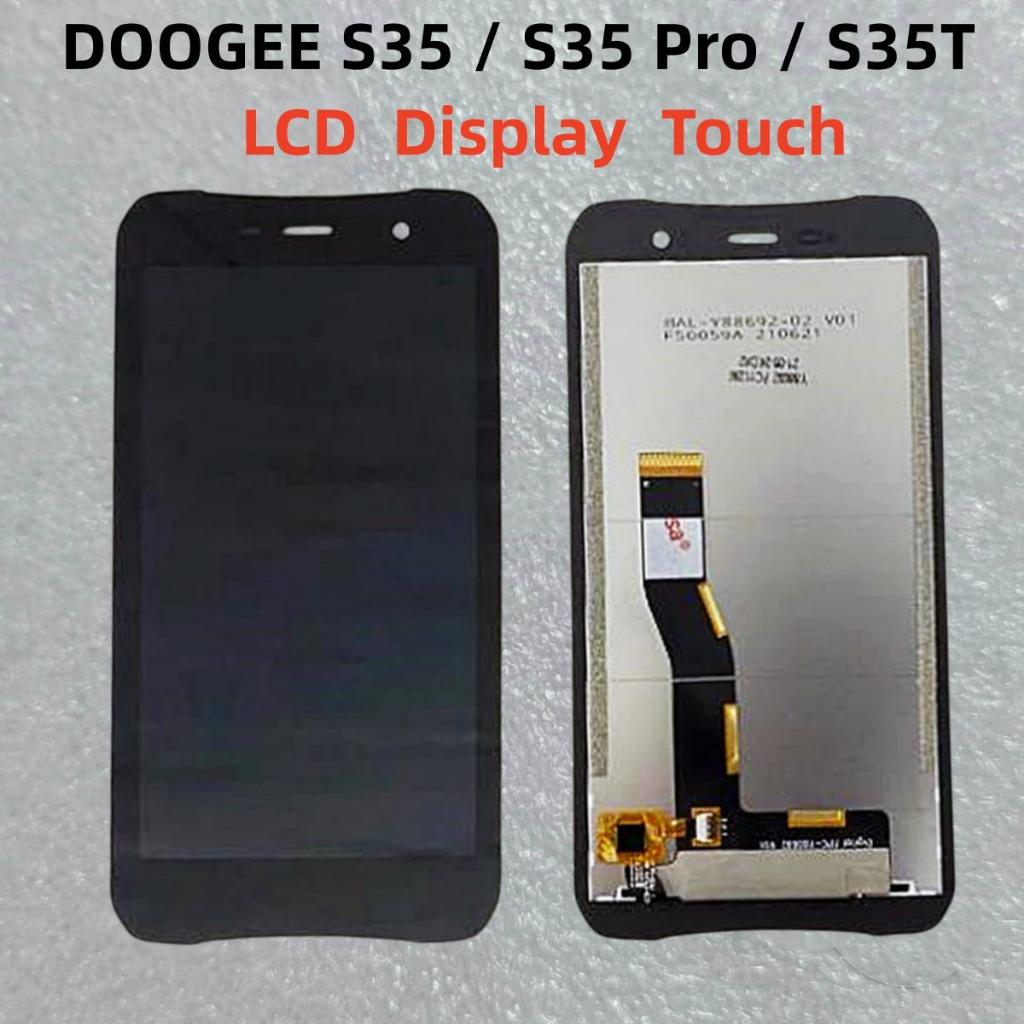 หน้าจอแสดงผล lcd ดิจิทัล lcd 5.0 นิ้ว แบบเปลี่ยน สําหรับ DOOGEE S35 S35 Pro DOOGEE S35T