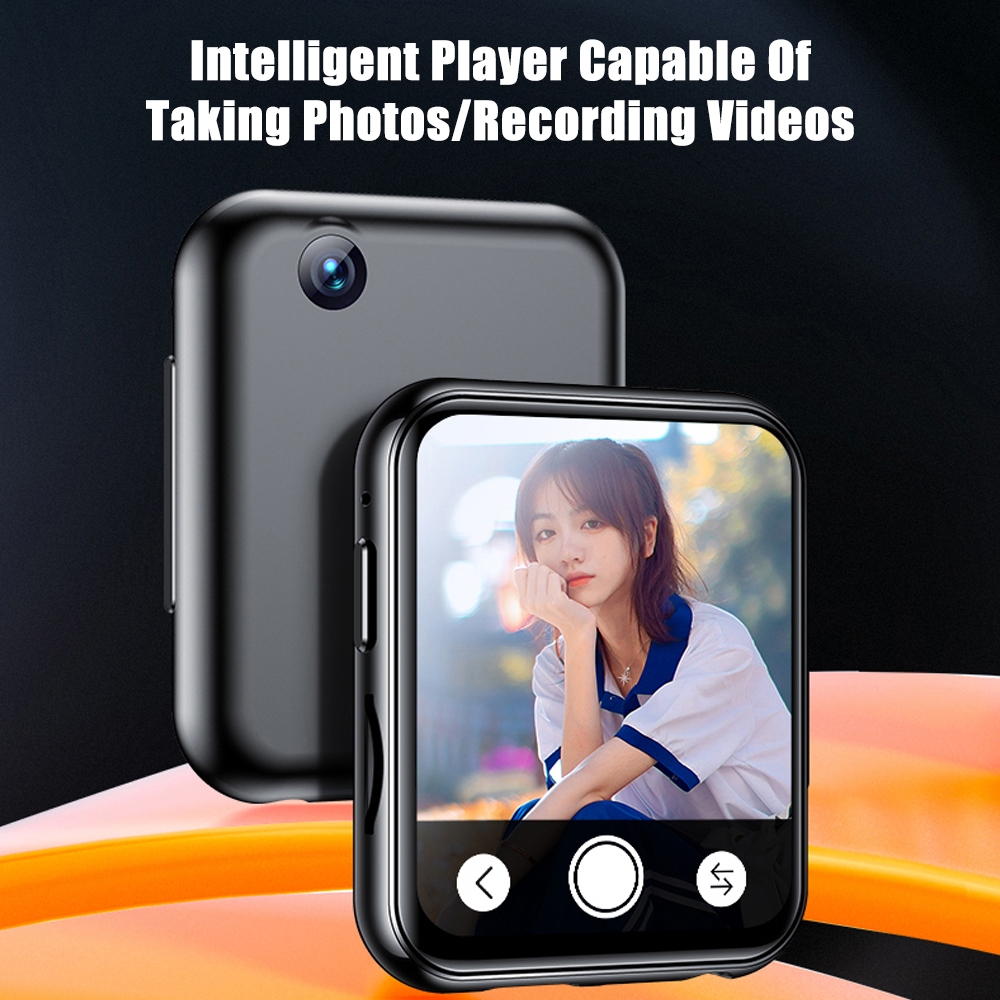 FAAEAL BENJIE R1 กล้องเครื่องเล่นเพลงไม่มีหน่วยความจํารุ่น Bluetooth5.4 รองรับการ์ด SD ฟังก์ชั่น OTG เครื่องเล่น MP3 พร้อมลําโพงในตัว FM E-Book เพลงนาฬิกา Walkman แบบพกพา