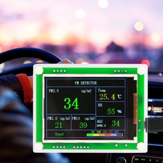 Cancanshop คุณสมบัติ PM2.5 AQI 2.8 นิ้ว ฟังก์ชั่นต่างๆ ในรถย…