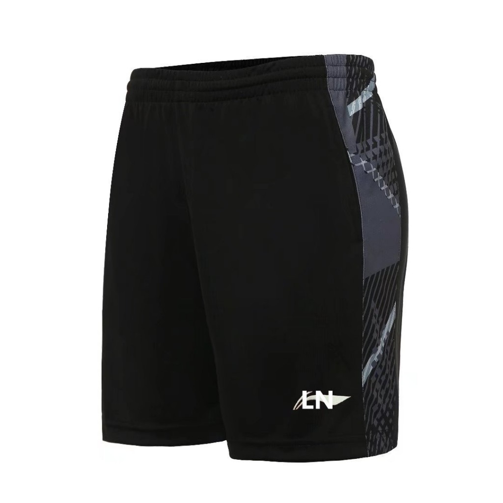 Li Ning's ใหม่ ชุดแบดมินตัน กางเกงขาสั้น ระบายอากาศ แห้งเร็ว สําหรับทุกเพศ ทุกวัย การแข่งขัน เทนนิส เทนนิส กางเกงเทรนนิ่ง วิ่ง ฟิตเนส กีฬา กางเกงขาสั้น ลําลอง - รูปที่ 3