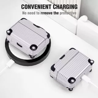 สติ๊กเกอร์ฟรี DIYกระเป๋าเดินทางสร้างสรรค์ AirPods Pro3 Case เหมาะสําหรับ Apple Airpods 4/1/2/3/pro/pro 2 Generation