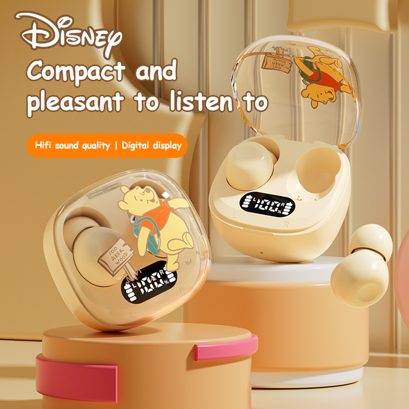 Disney XD13/LF220 หูฟังบลูทูธ mini หูฟังนอนหลับ in-ear noise reduction HiFi Stereo หูฟังไร้สาย with LED Display Bluetooth หูฟัง