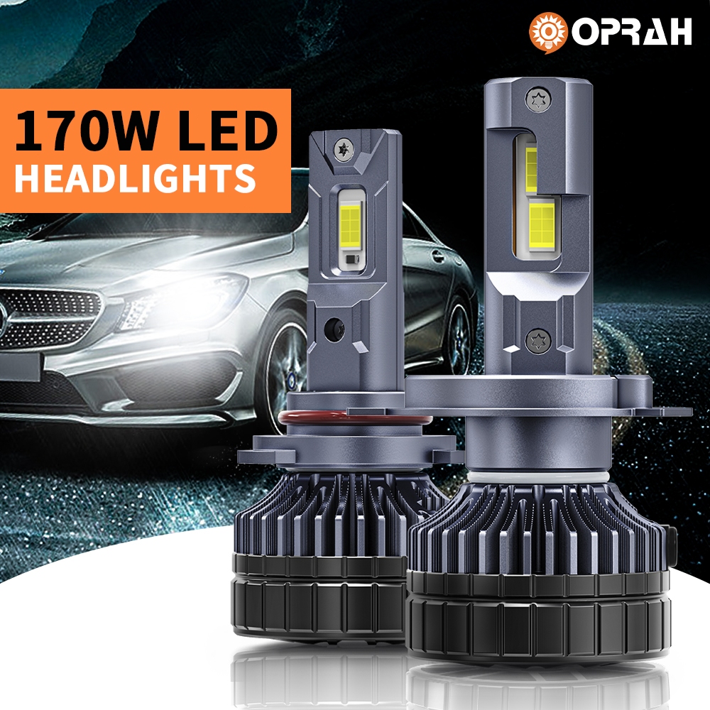 ((2 ชิ้น) หลอดไฟสปอตไลท์ LED S80 170W H4 3570 H1 H7 H8 H11 HB3 9005 HB4 9006 9012 พลังงานสูง สําหรับ