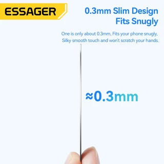 Essager แผ่นโลหะแม่เหล็กติดด้านหลังโทรศัพท์ iP Android 0.3 มม.