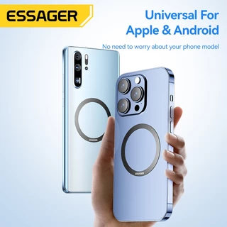 Essager แผ่นโลหะแม่เหล็กติดด้านหลังโทรศัพท์ iP Android 0.3 มม.