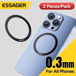 Essager แผ่นโลหะแม่เหล็กติดด้านหลังโทรศัพท์ iP Android 0.3 มม.
