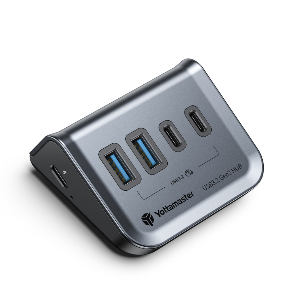 Yottamaster ฮับขยาย USB C OTG 10Gbps PD60W USB3.2 Gen2 Type C หลายพอร์ต ความเร็วสูง แบบพกพา สําหรับ MacBook Windows Linux