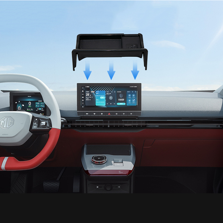 กล่องเก็บของคอนโซลกลาง บังแดด สําหรับ MG4 Ev 2023 MG4 Mulan MG4 lofuth ของแต่งรถยนต์