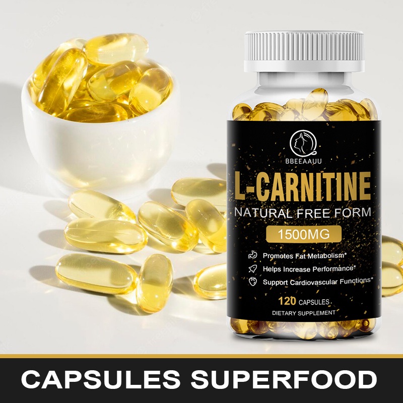 【BBEEAAUU】 L-Carnitine-1500mg ส่งเสริมการเผาผลาญไขมัน ช่วยเพิ่มประสิทธิภาพ สนับสนุนการทํางานของหัวใจ