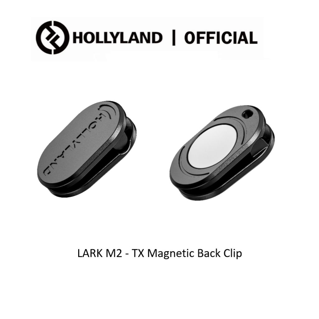 Hollyland TX Magnetic Back Clip สําหรับไมโครโฟนไร้สาย LARK M2
