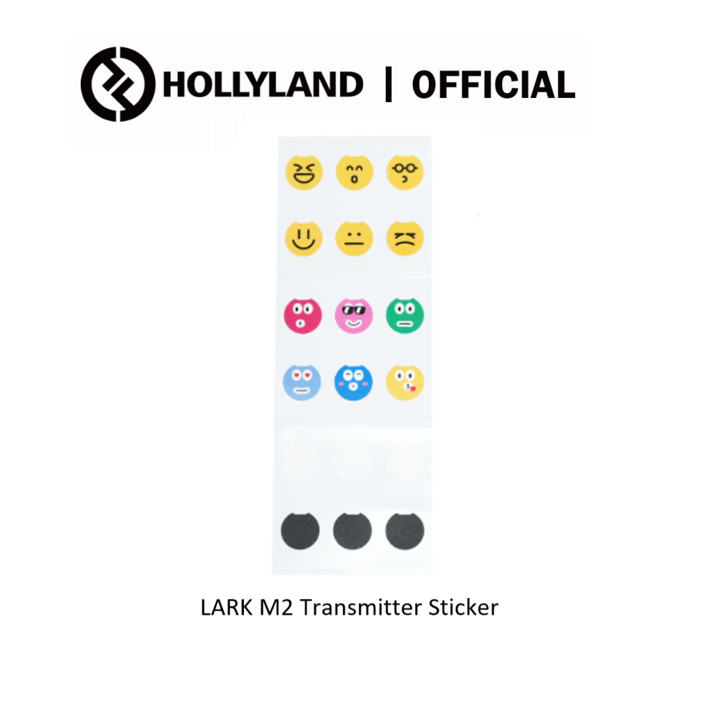Hollyland Tansmitter สติกเกอร์ สําหรับไมโครโฟนไร้สาย LARK M2