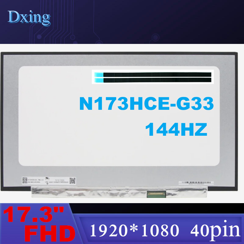 17.3 "144Hz แล็ปท็อปหน้าจอ N173HCE-G33 Fit B173HAN04.4 B173HAN04.0 สําหรับ Lenovo Legion 5-17ITH6 5-
