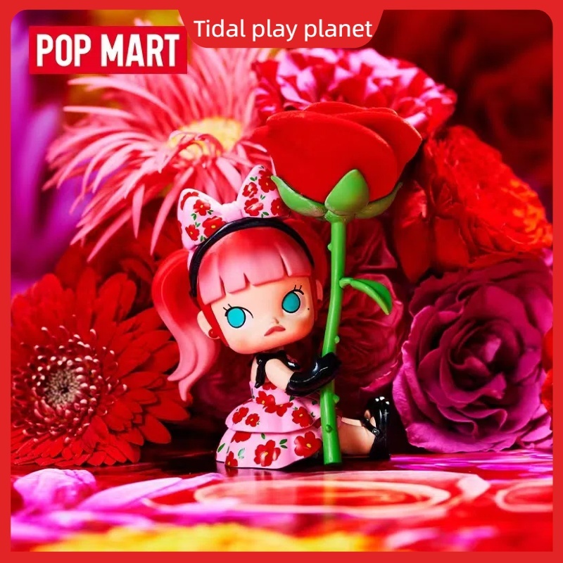 POP MART flowers. Instant illusion MOLLY hand blind box figure