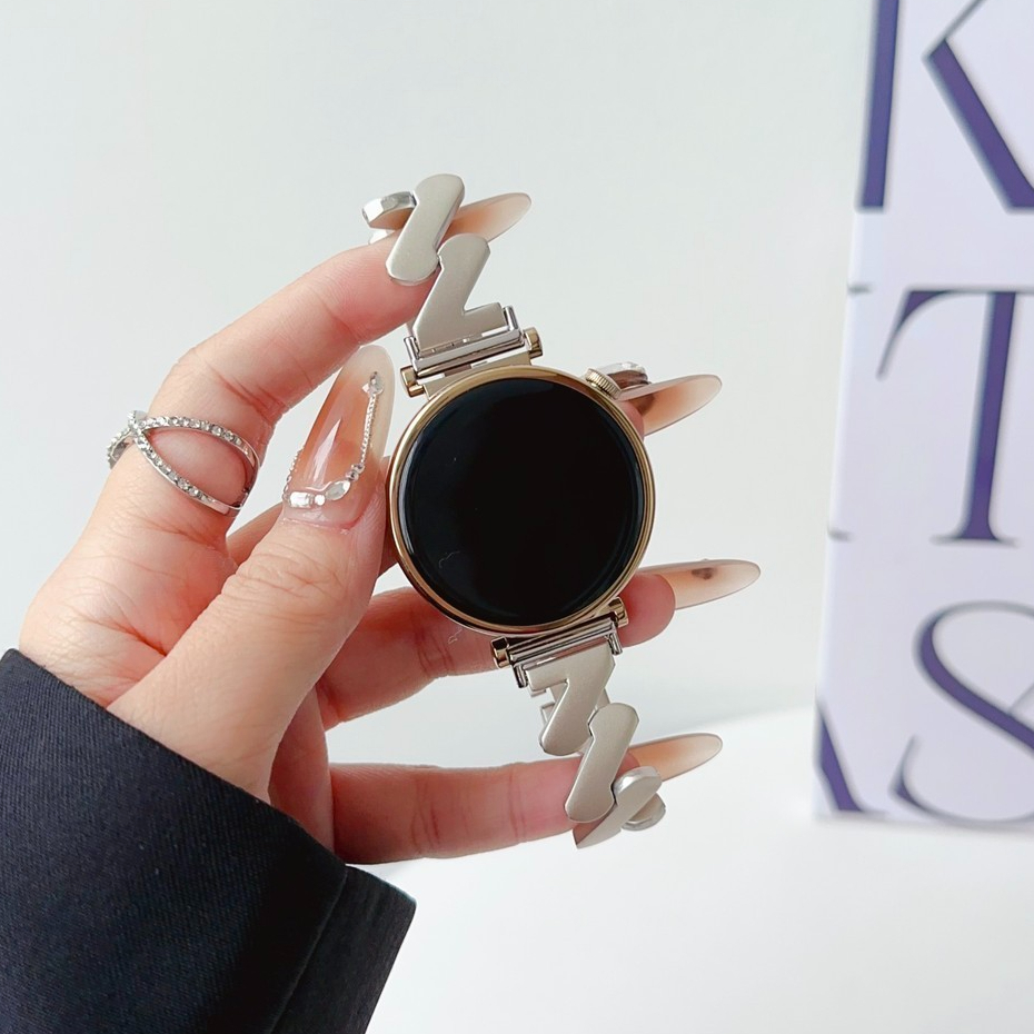 สายนาฬิกาข้อมือโลหะ ไฮเอนด์ แฟชั่น สําหรับ Huawei Watch GT5/GT4/ GT3/GT5pro watch4pro Feel 41 มม.