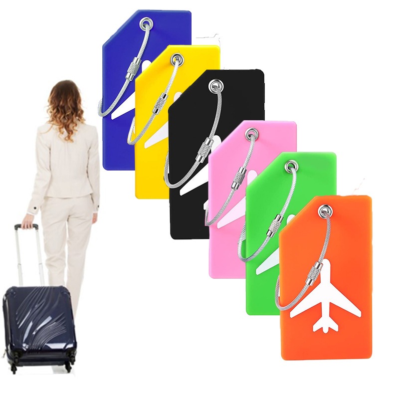[HAVF] Aluminium Luggage Tag Travel Accessories Baggage Tags Suitcase Address Label GJH