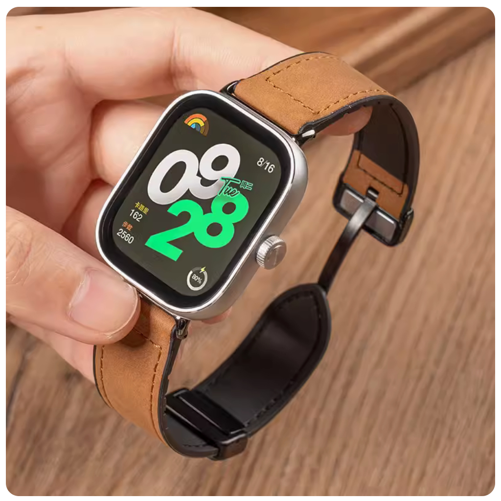 Silicone Leather Redmi watch 5 Active สาย Magnetic Buckle Watch Strap สาย redmi watch 4 Strap สายนาฬิกา miband 8 pro Strap Designed สาย Redmi watch 5 Active Strap Redmi watch 3 Lite สาย redmi watch 3 active Strap Smart watch Redmi watch 5 Lite สาย
