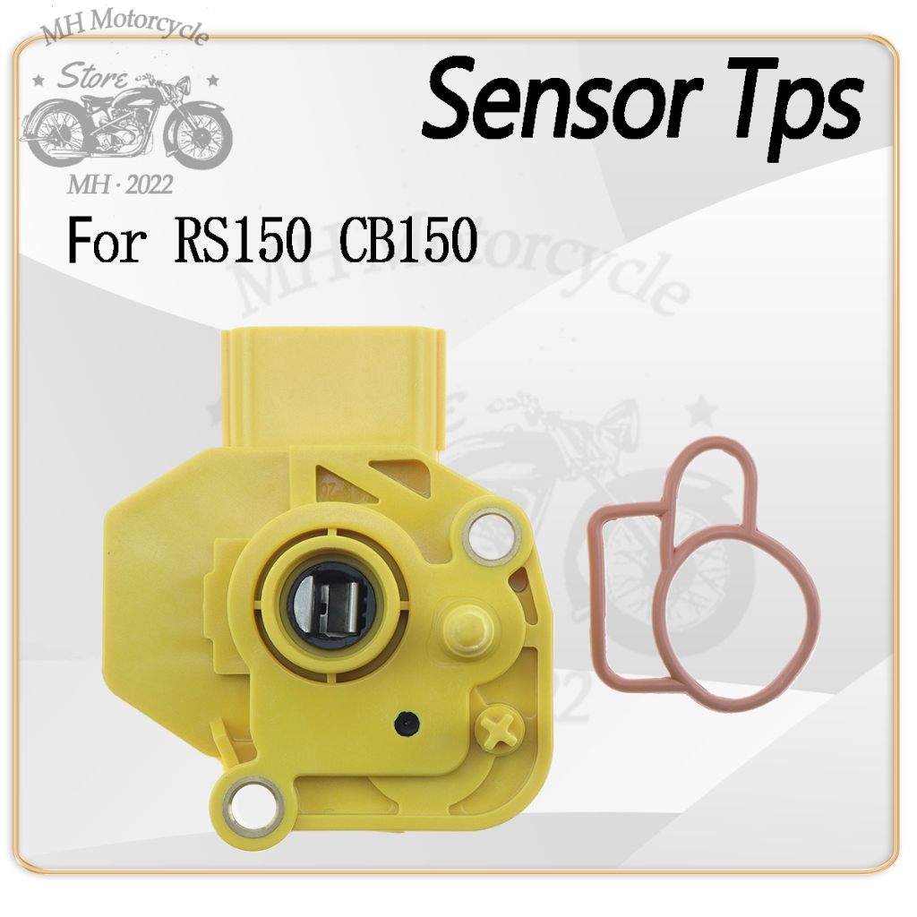 เซ็นเซอร์ตําแหน่งคันเร่ง TPS honda เซ็นเซอร์รถจักรยานยนต์ชุดสําหรับ Rs150/Cb150r/CBR150 V3 สีเหลืองต