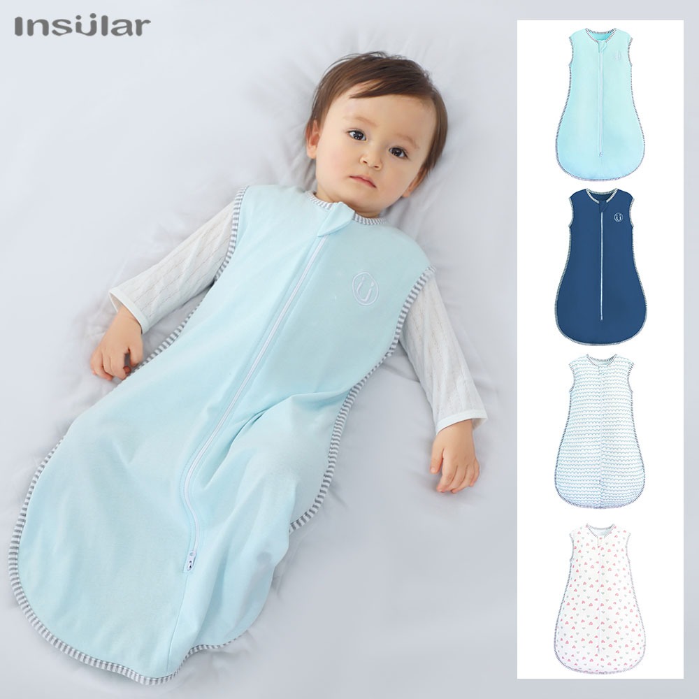 Insular Cocoon ถุงนอนเด็กซองจดหมายทารกแรกเกิดชุดผ้าฝ้ายเสื้อผ้าเด็กผ้าปูที่นอน Swaddle Sleep กระสอบเด็กรถเข็นเด็ก Footmuff