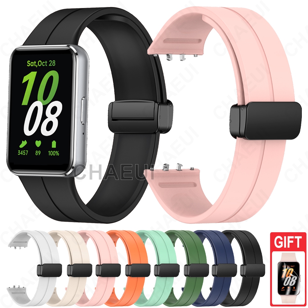 สายนาฬิกาข้อมือซิลิโคน แบบเปลี่ยน สําหรับ Galaxy Fit 3