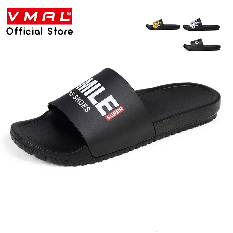 VMAL รองเท้าแตะลําลอง กันลื่น ขนาดใหญ่ เรียบง่าย แฟชั่นฤดูร้อน ไซซ์ 38-49