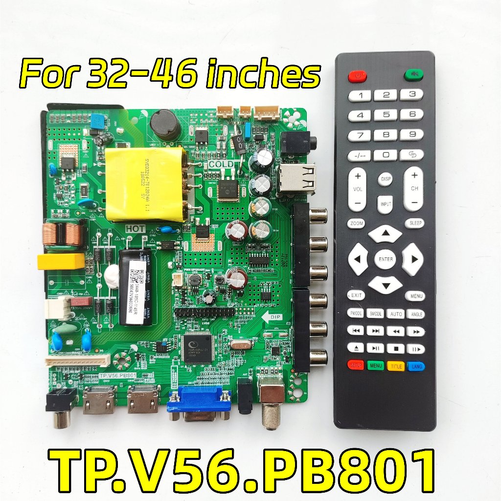 ทีวี 3In1 TP.V56.PB801 LED 28DL420 mainboard Driver Board Universal TP.VST59S.PB813 TP.VST59S.PB712 