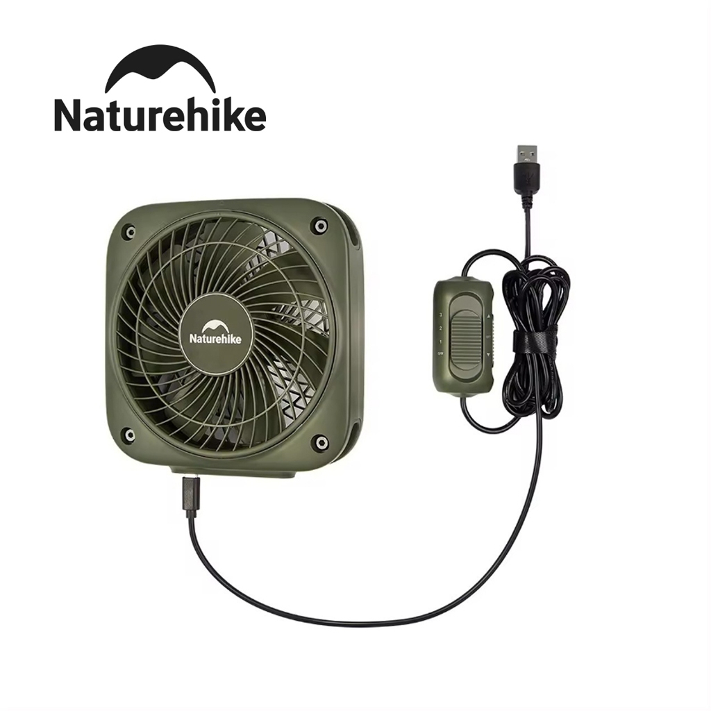 Naturehike พัดลมไฟฟ้า USB ขนาดเล็ก แบบพกพา ชาร์จได้ สองทาง สําหรับตั้งแคมป์กลางแจ้ง เต็นท์ ออฟฟิศ โต๊ะทํางาน บรรยากาศ