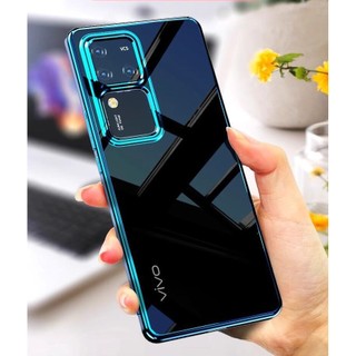 Vivo V30 Pro V30E 5G VIVOV30 V30Pro นุ ่ มหรูหราชุบซิลิโคนโปร ่ งใสกันกระแทกกันชนปกหลังปลอก